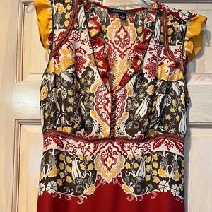 Indigo Palms Tommy Bahama Silk S/S Blouse